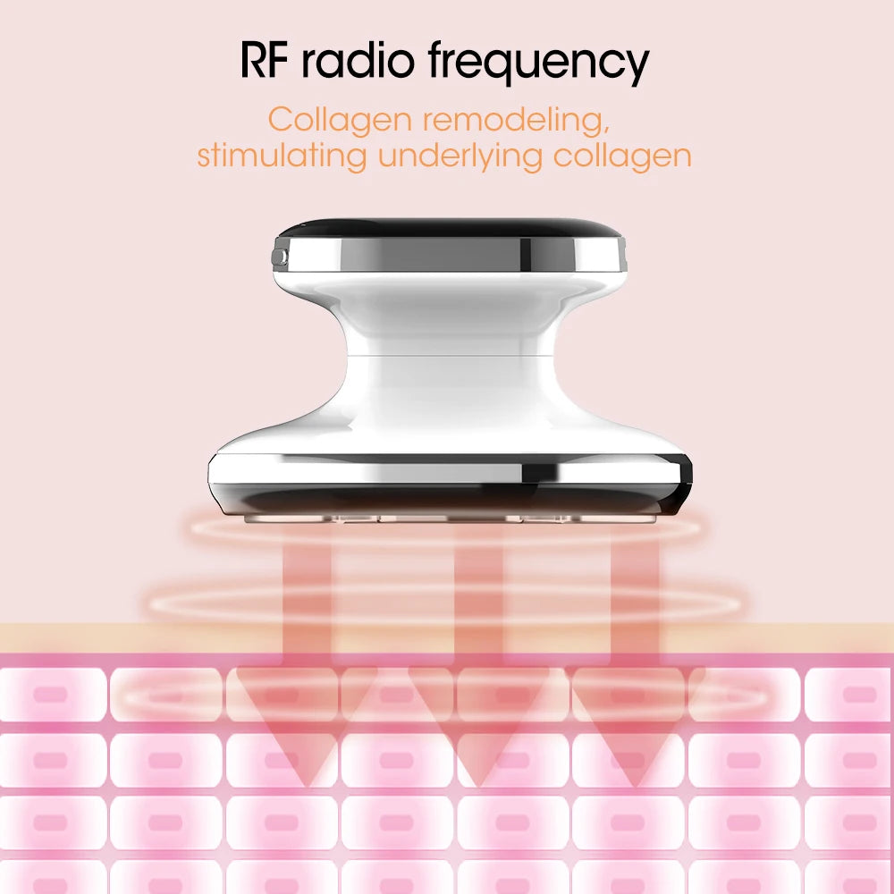 Lightweight Handheld Radio Frequency Device for At-Home Skin Tightening and Body Sculpting