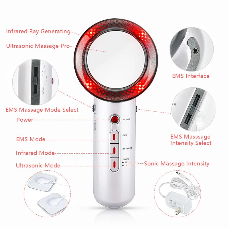 Handheld 3 in 1 Cavitation + EMS