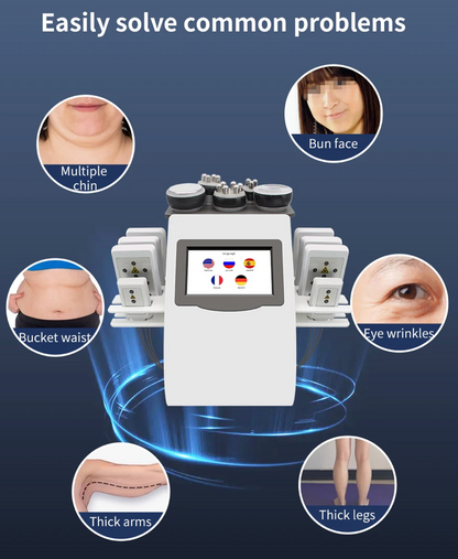 6 in 1 40 kHz Cavitation Machine