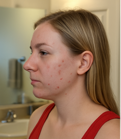 before and after radio therapy 